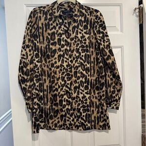 Animal print blouse